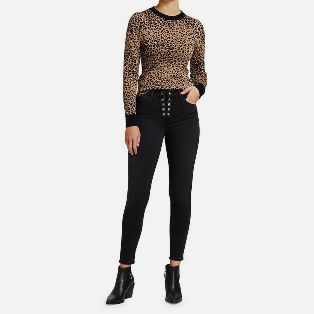 Frame Denim Bestwick Le High Skinny Snap Fly Jeans